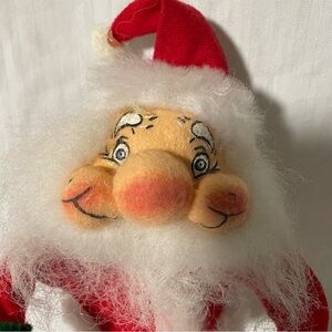 Vintage Santakins Santa Claus Plush Toy